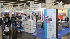 Messestand der NKF-Springe auf der Chillventa 2018